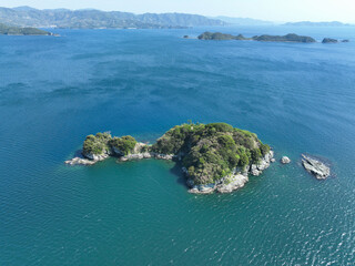 Fototapeta na wymiar 愛媛県伊方町　鳥島の風景