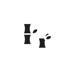 Bamboo Nature Plant Solid Icon