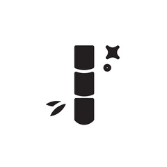 Bamboo Nature Plant Solid Icon