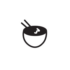 Bowl Chinese Food Solid Icon