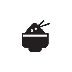 Bowl Chinese Food Solid Icon