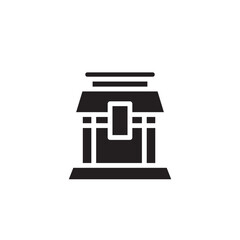 Chinese Door Bridge Solid Icon