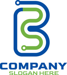 modern letter B logo for your company