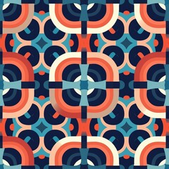 Obraz premium Geometric Square Patterns: Minimalistic Designs for Wallpaper Vector Line Textiles: Modern Patterns for Textile Decor Vibrant Striped Illustrations: Colorful Patterns for Decoration