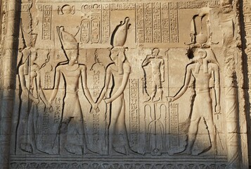 The Temple of Esna in Middle Egypt, dedicated to the creator god Khnum