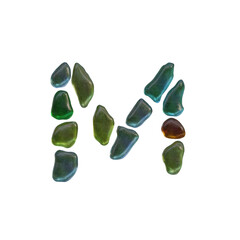 Beach Gems 3D Alphabet or PNG Letters