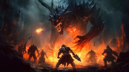 Fototapeta premium Role Playing Game Stunning Artwork