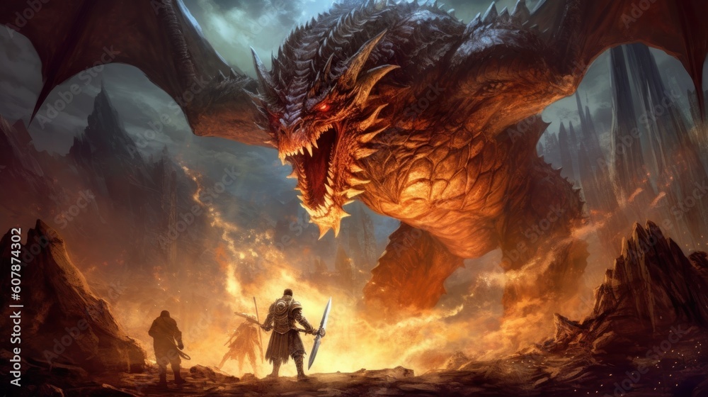 Wall mural Role Playing Game Stunning Artwork