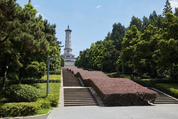 Obraz premium Martyr's Park in Changsha, Hunan Province, dedicated to those who died in the Chinese Civil War