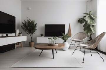 Fototapeta premium minimalist kitchen with sleek and beautiful surfaces, clean lines, and functional fixtures, created with generative ai