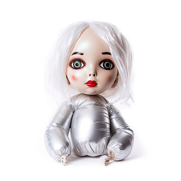 an inflatable doll