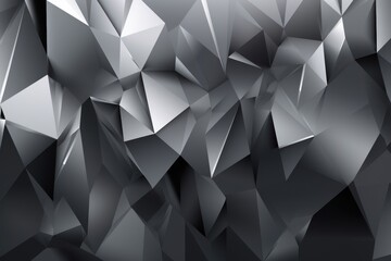 Fototapeta premium Abstract grey background with diamond shapes, Generative ai