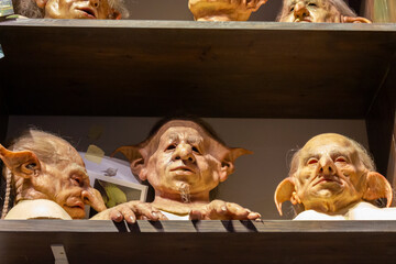 Naklejka premium London, UK; October 23, 2013; Warner Bros Studios London tour, with the sets and original material of the Harry Potter movies.