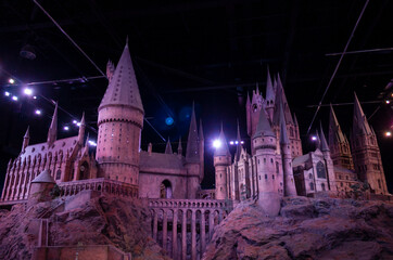 Naklejka premium London, UK; October 23, 2013; Warner Bros Studios London tour, with the sets and original material of the Harry Potter movies.