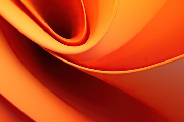 orange abstract swirl wallpaper. Generative AI