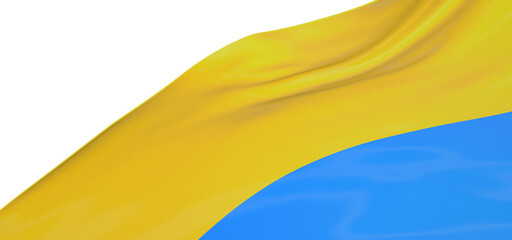 Visual Extravaganza: Engaging 3D Ukraine Flag Illustration