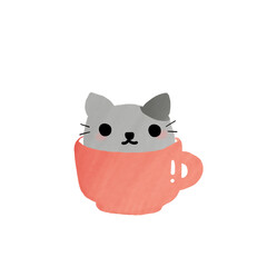 Cup cat