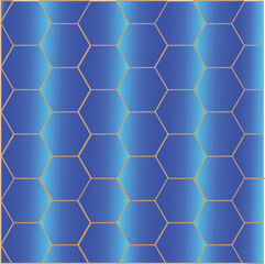 blue hexagon background