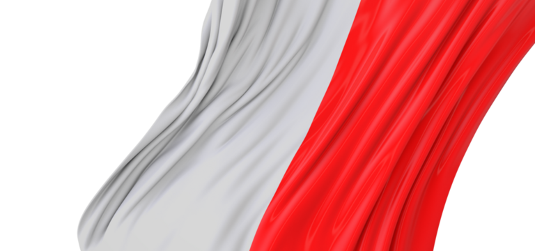Polish flag png isolated