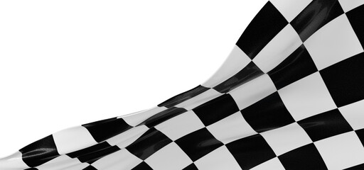 Obraz premium background of checkered flag pattern