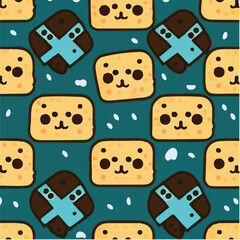 cute simple chimichanga pattern, cartoon, minimal, decorate blankets, carpets, for kids, theme print design
