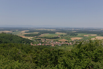 Obraz premium Panorama autour de Ferrette