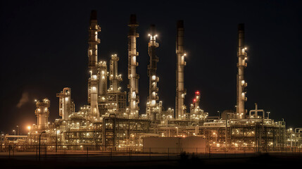 Obraz na płótnie Canvas Petrochemical Industry