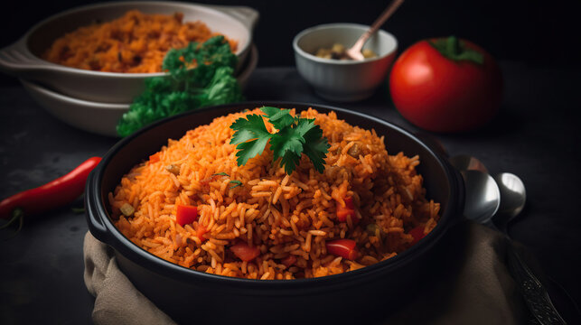 Jollof rice is a popular dish eaten in West African countries such as Nigeria, Ghana, Cameroon, Liberia, Mali, Togo, Gambia, and C&ocirc;te d&rsquo;Ivoire, Generative AI