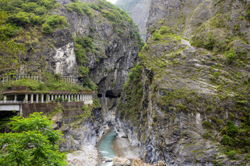 Fototapeta na wymiar Taroko national park in Hualien of Taiwan