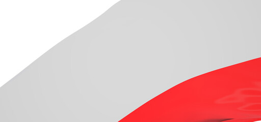 Poland flag banner png transparent