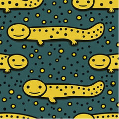 cute simple salamander pattern, cartoon, minimal, decorate blankets, carpets, for kids, theme print design
