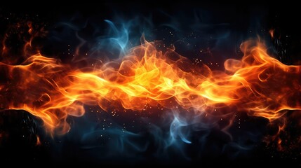 Fototapeta na wymiar Flames and energy texture background