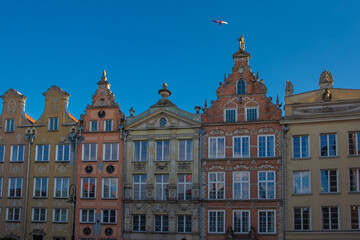 Fototapeta na wymiar houses in gdansk