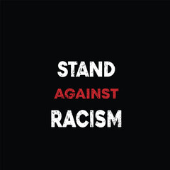 Trendy Racism Typography T-Shirt Design