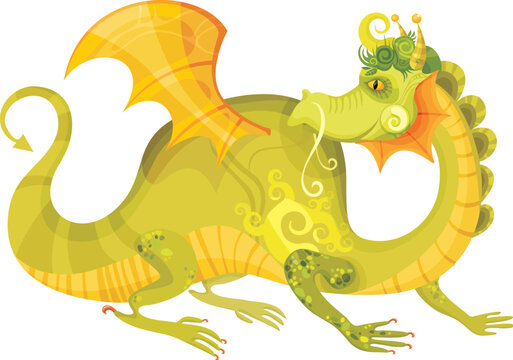 vector illustration of a dragon