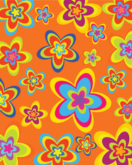 Obraz premium vector illustration of colorful flowers