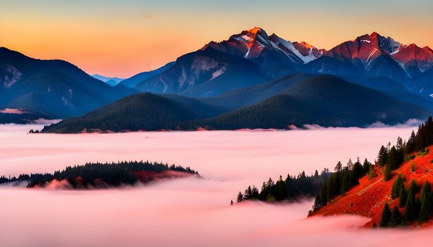sunrise in the mountains © greg