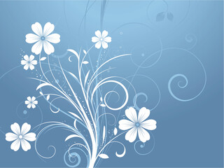 Fototapeta na wymiar Decorative floral background