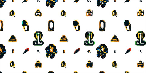 special emoji design for background with multiple expressions
