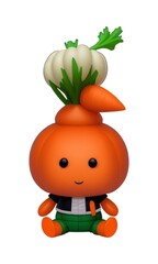 isolated object of cute character