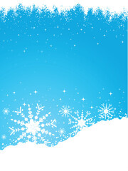 Grunge snowflake background
