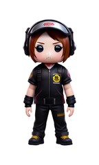 isolated object of cute character