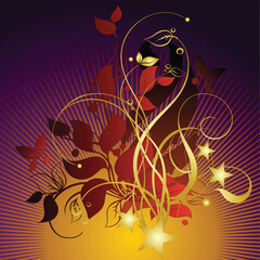 floral, this illustration may be usefull as designer work.