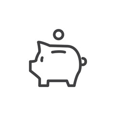 vector icon finance. line icon vector