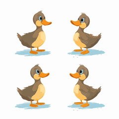 Cute and cuddly duck illustrations that will melt your heart.
