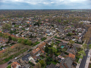 A Top View of the Town of Oisterwijk in the Netherlands