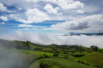 landscape with clouds