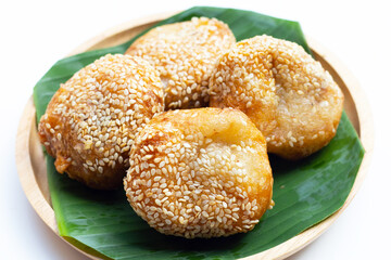 Sesame balls (Kai Hong). Thai dessert