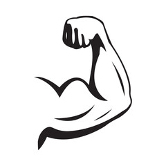 arm icon logo vector design template