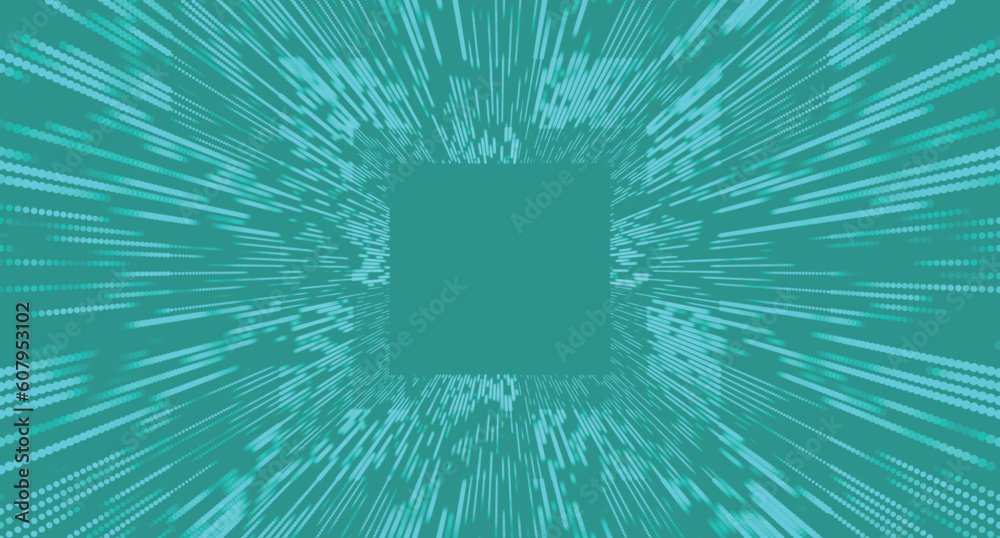 Poster tunnel background. abstract digital background. big data visualization. data flow information. conce